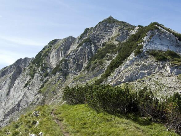 Beim Anstieg zur Seebergspitze ...