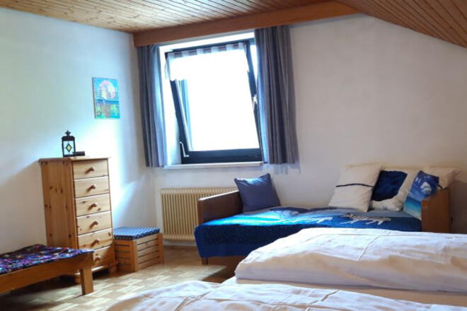Schlafzimmer im Haus Talblick n Bad Goisern am Hallstättersee