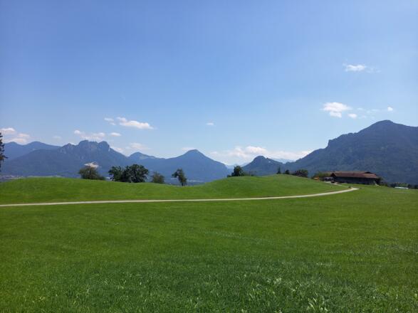 Traumhafter Ausblick in die Bayerischen Voralpen/Inntal