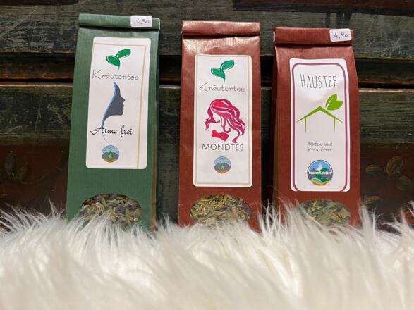 verschiedene Teesorten