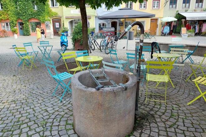 Brunnen in der Hofstatt in Wasserburg a.Inn
