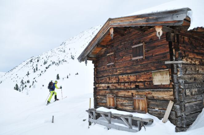 Jagdhütte, beim Anstieg von der Neuen Bamberger Hütte zum Kröndlhorn