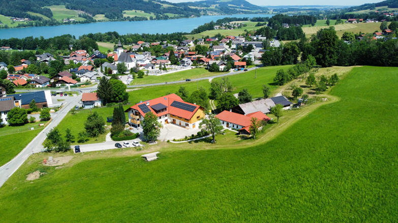 Blick auf den Hof