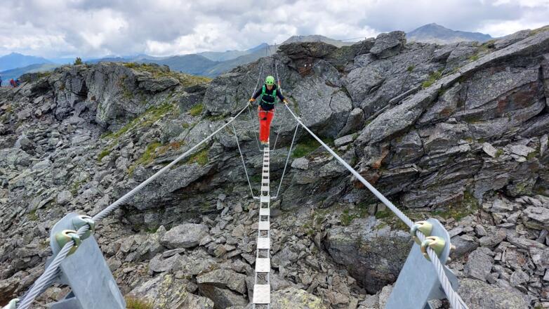 ... Highlight des Klettersteiges.