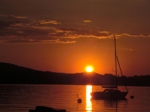 Sonnenuntergang Weyregg