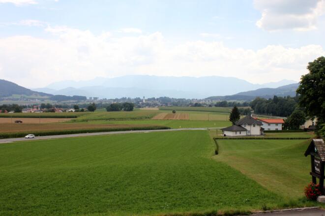 Aussicht vom Balkon