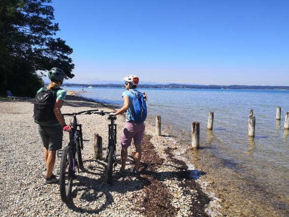 Mit dem Bike am Starnberger See