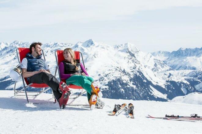 Relaxen im Skigebiet