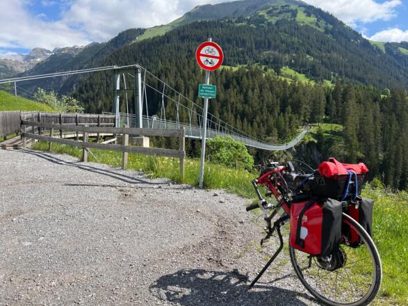 Hängebrücke in Holzgau