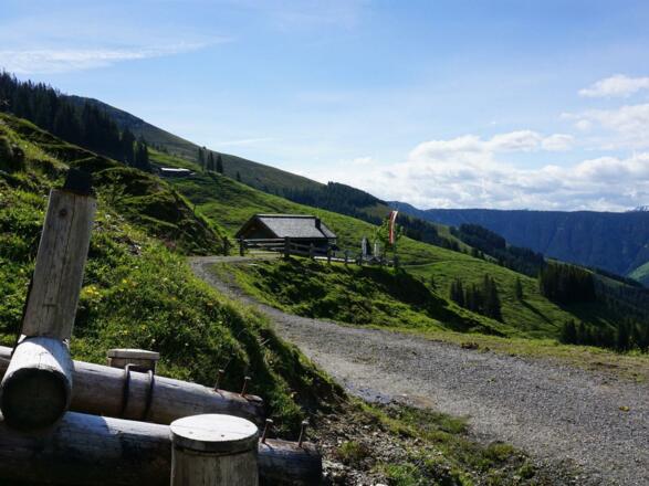 Blick zur Schützingalm