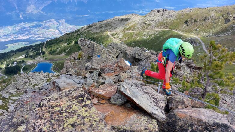 Kein Mangel an aussichtsreichen und bequemen Rastplätzen.