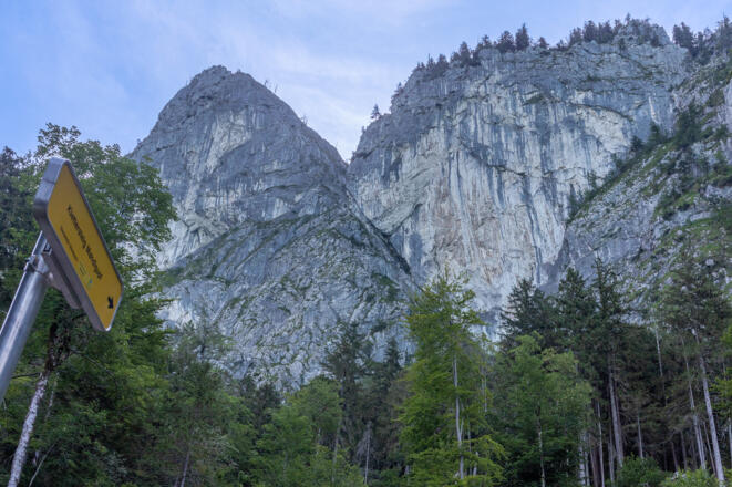 Nikoloweg, unterhalb der "weißen Wand".