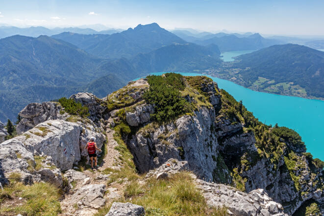 Abstieg vom Dachsteinblick.