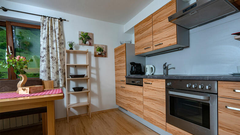 Küche Ferienwohnung Gaigg
