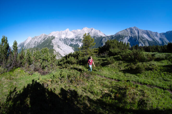 Traumhaftes Wandervergnügen bietet die Runde über die Zunterköpfe