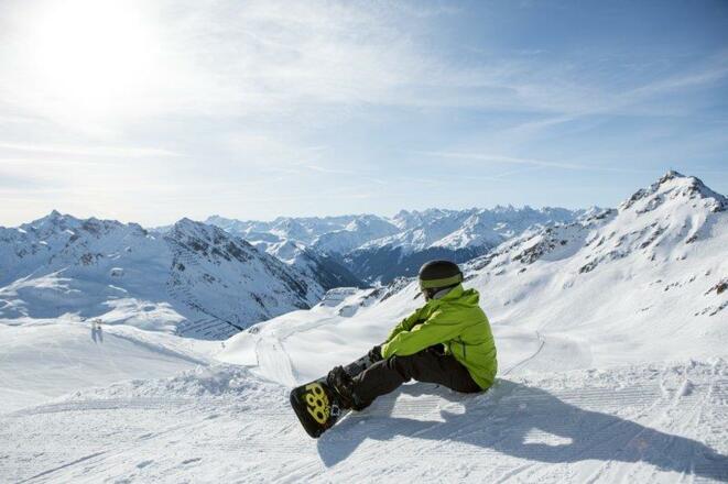 Snowboarden im Montafon