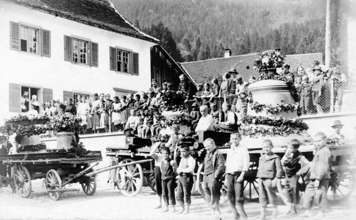 Ankunft der Glocken 1917