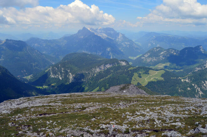 Unterhalb des Gipfels