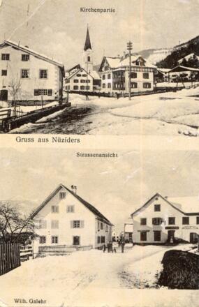 Alte Aufnahme der Pfarrkirche Nüziders