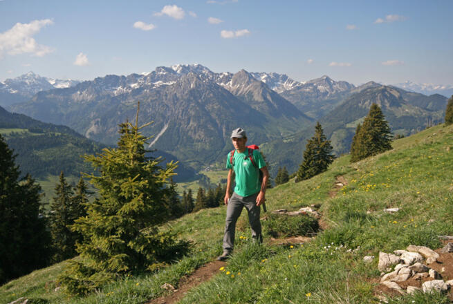 Kurz vor dem Ornach Rücken