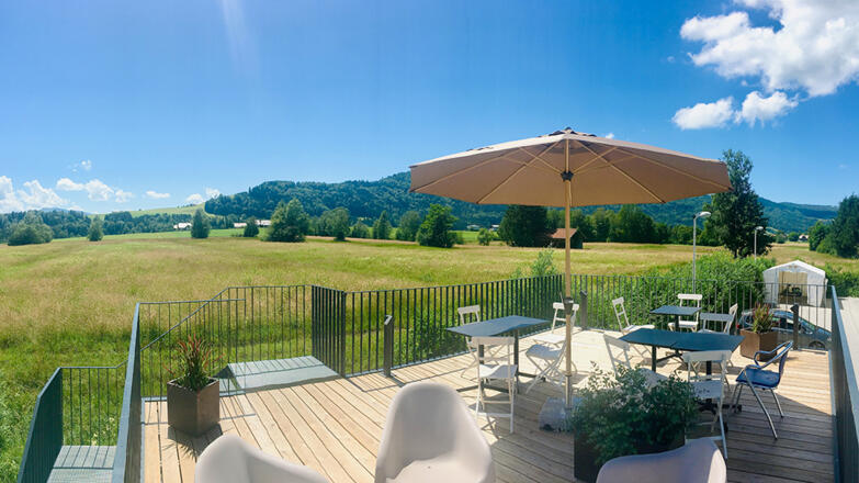 Dachterrasse - Das Dorfbüro