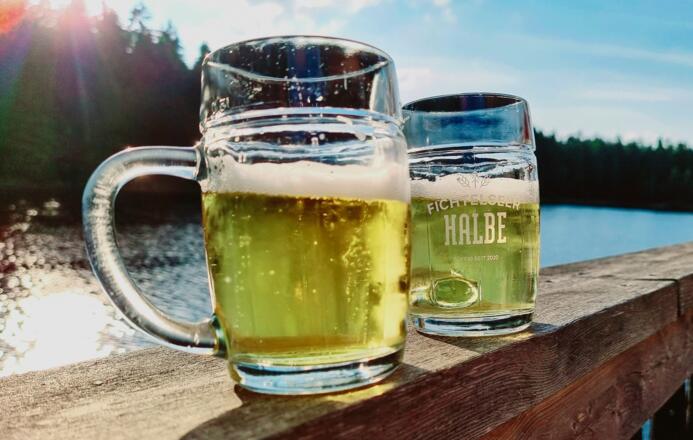 Erfrischung am Fichtelsee