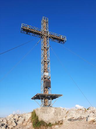 Gipfelkreuz am Hohen Fraßen