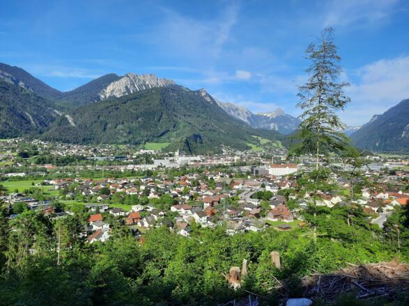Ausblick auf Bludenz