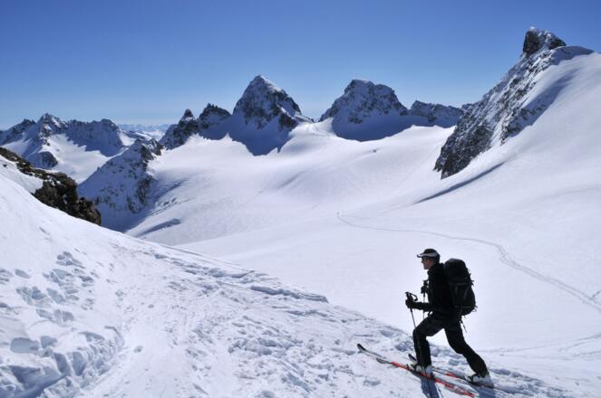 Unter dem Silvrettahorn, Blick zum Piz Buin