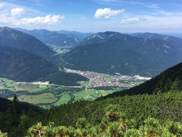 Blick auf Farchant