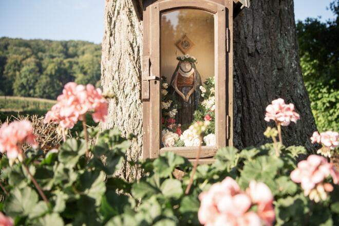 Das sogenannte "Hummel-Marterl" in Saal a.d. Donau