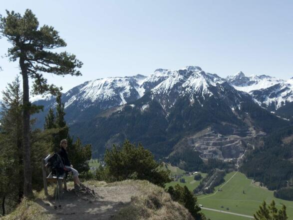 Gipfelpause auf dem Zirmgrat