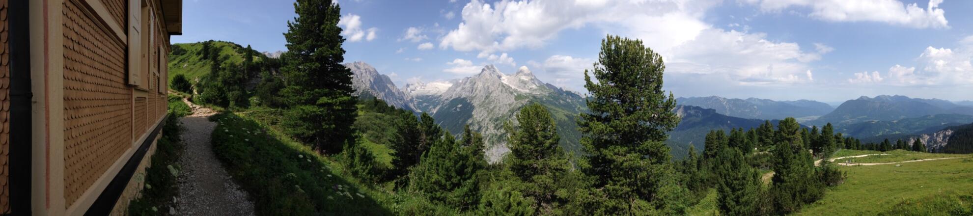 Ausblick vom Schachen