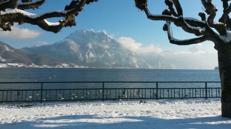 Winter am Traunsee