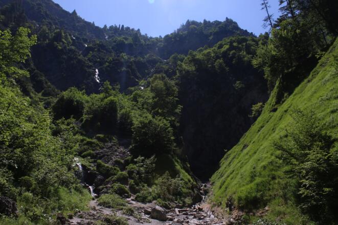 Talschluss der Wolfsschlucht