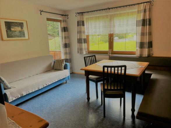 Wohnzimmer Haus Bachstelze im Stubaital