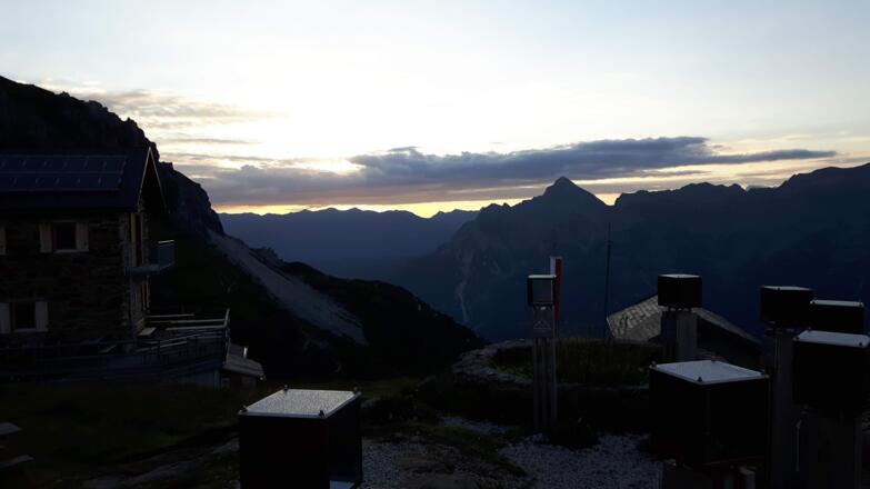 Aussicht von den Bergen