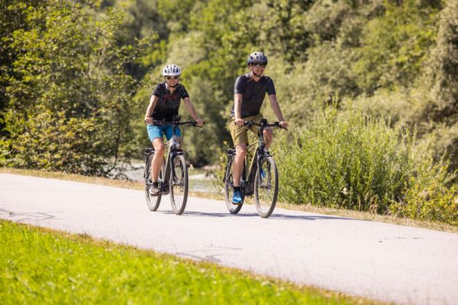 Entspanntes dahinrollen am Ennsradweg