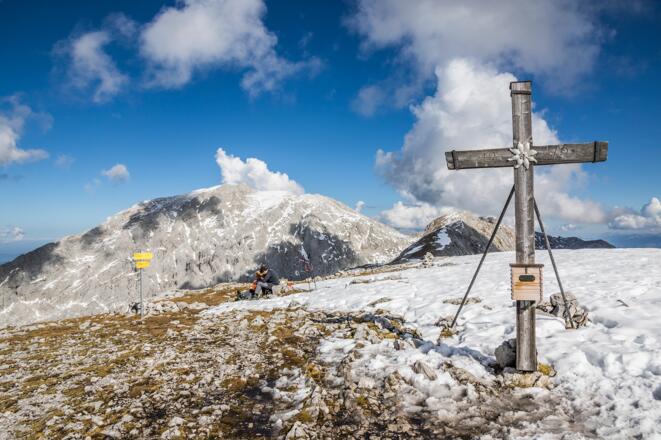 Gipfelkreuz Hohes Brett