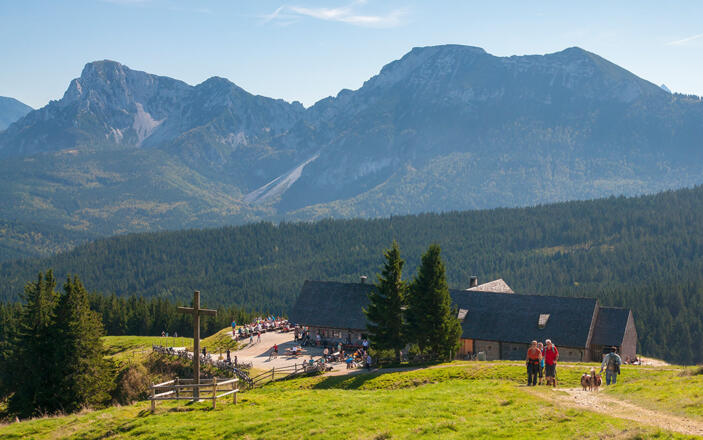 Die aussichtsreiche Stoißer Alm