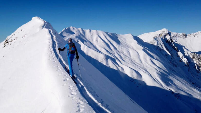 Auf dem Grat in Richtung Höferspitze