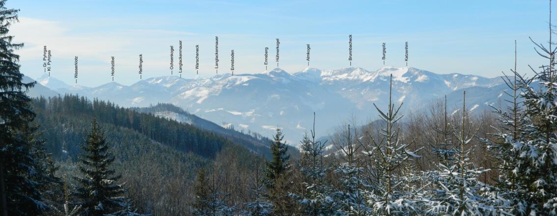 Dürrensteigkamm beschriftet
