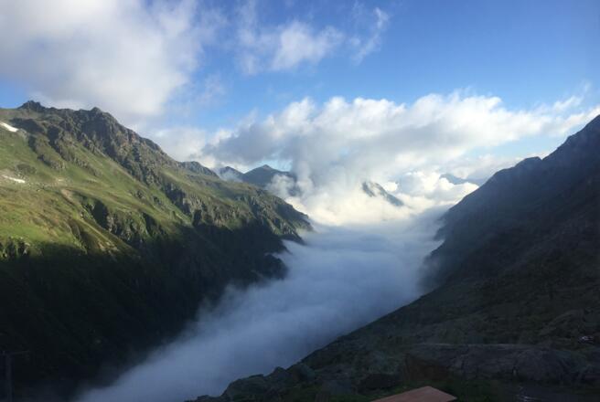 Nebel im Garneratal