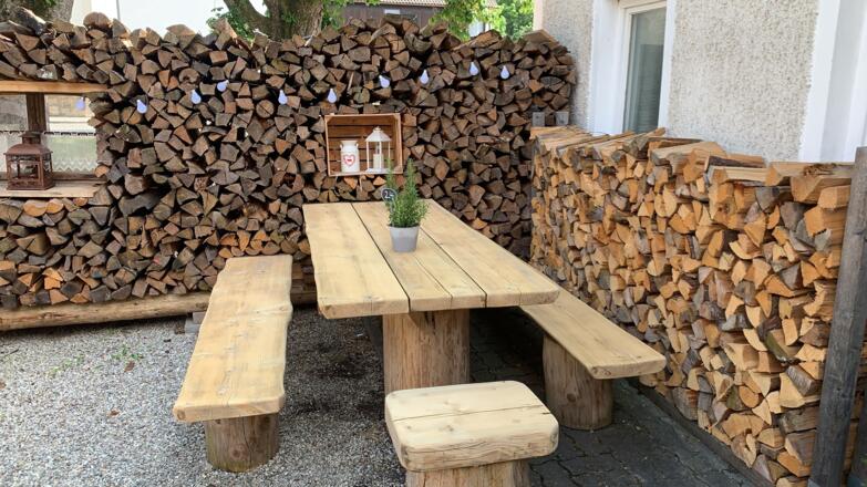 gemütlicher Biergarten
