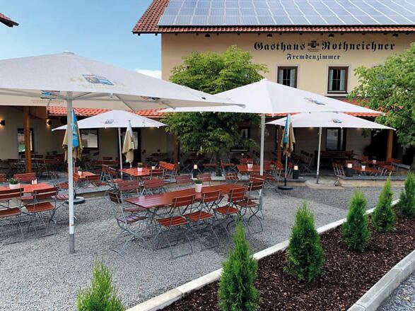 gemütliche Terrasse