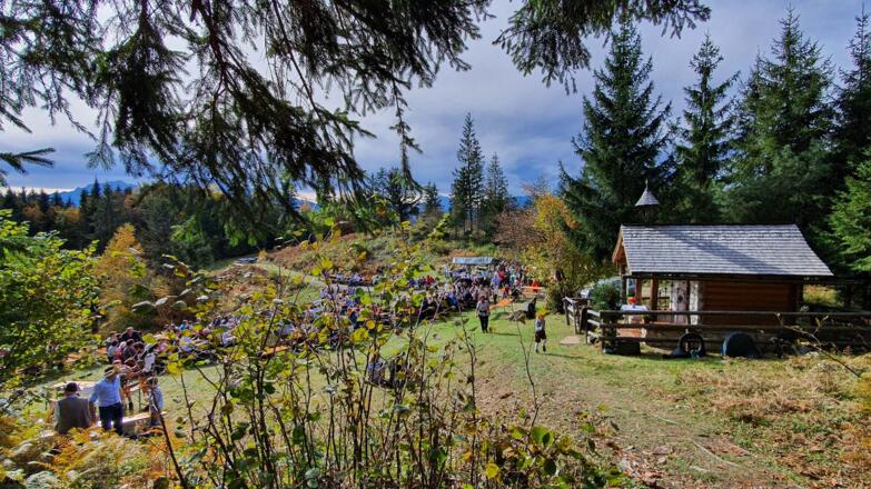 Hubertusmesse auf der Schönalm in Puch
