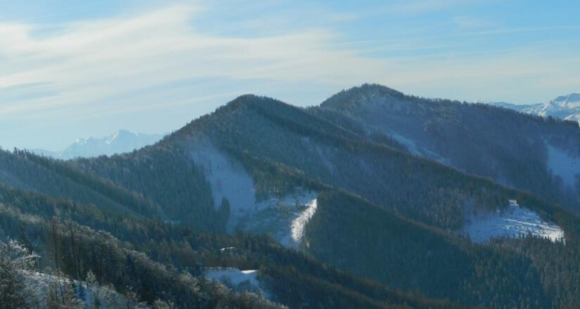 Ausblick zu den Haller Mauern, Breitenauer Spitz und Gaflenzer Kaibling