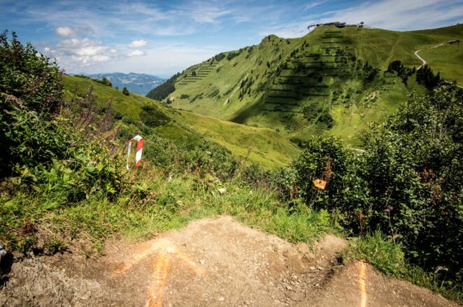 Blick Richtung Kanzelwand-Station