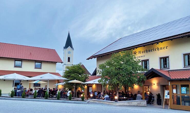 Abendstimmung Gasthaus Rothneichner