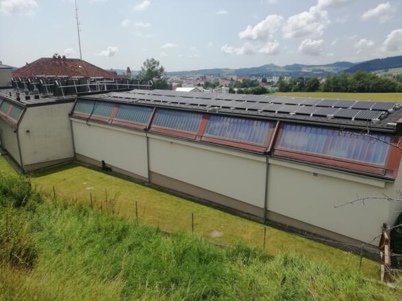 PV-Anlage Dach Feuerwehr Freistadt